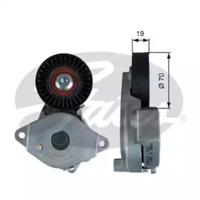 Gates T39355 Ролик натяжний ременя поліклинового