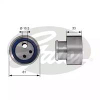 Gates T41119 Ролик натяжителя