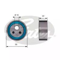 Gates T41154 Ролик натяжной ремня ГРМ Gates T41154 Ролик натяжной ремня ГРМ