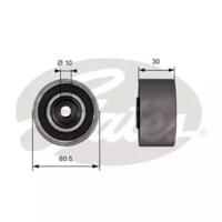 Gates T42004 Ролик обводной ремня грм Gates T42004 Ролик обводной ремня грм
