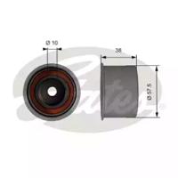 Gates T42018 Паразитный ведущий ролик зубчатый ремень Gates T42018 Паразитный ведущий ролик зубчатый ремень