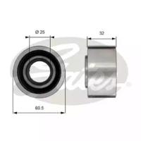 Gates T42186 Ролик обводной ремня грм