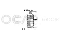 Ocap 1211266 Пыльник рулевой рейки