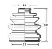 Borg & Beck BCB2268 Пыльник приводного вала