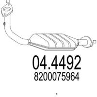 MTS 04.4492 Каталізатор MTS 04.4492 Каталізатор