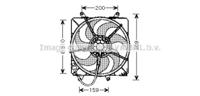 Ava TO7506 Fan and motor assy Ava TO7506 Fan and motor assy
