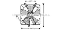 Ava TO7540 Fan and motor assy Ava TO7540 Fan and motor assy