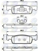 Comline CBP02144 Brake pads