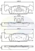 Comline CBP02223 Brake pads