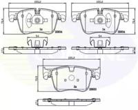 Comline CBP02250 Brake pads Comline CBP02250 Brake pads