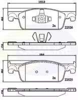Comline CBP02316 Brake pads