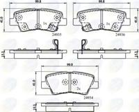 Comline CBP32161 Brake pads