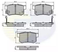 Comline CBP3445 Колодки гальмівні