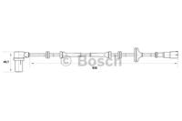 Bosch 0 265 006 258 ABS sensor Bosch 0 265 006 258 ABS sensor