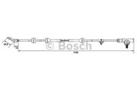 Bosch 0 265 007 537 ABS sensor Bosch 0 265 007 537 ABS sensor
