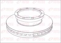 Remsa NCA1010.20 Диск гальмівний Remsa NCA1010.20 Диск гальмівний