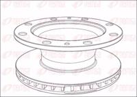 Remsa NCA1014.20 Диск гальмівний