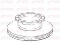 Remsa NCA1029.20 Brake disc