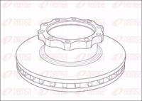 Remsa NCA1039.20 Диск гальмівний
