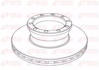 Remsa NCA1040.20 Диск гальмівний
