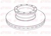 Remsa NCA1041.20 Диск гальмівний