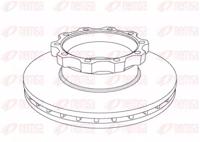 Remsa NCA1044.20 Диск гальмівний