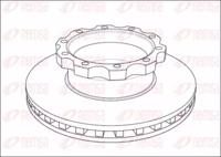 Remsa NCA1045.20 Диск гальмівний