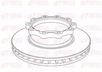 Remsa NCA1047.20 Brake disc