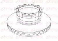 Remsa NCA1174.20 Диск гальмівний