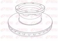 Remsa NCA1195.20 Brake disc