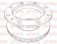 Remsa NCA1202.20 Диск гальмівний Remsa NCA1202.20 Диск гальмівний