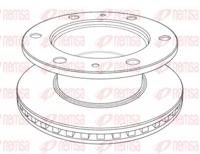Remsa NCA1220.20 Brake disc