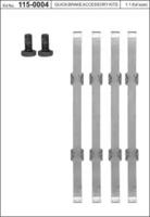 Kawe 115-0004 Монтажний комплект гальмівних колодок Kawe 115-0004 Монтажний комплект гальмівних колодок