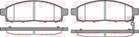 Kawe 1242 00 Brake pads