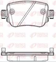 Kawe 1549 08 Колодки гальмівні