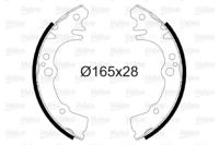 Valeo 564078 Колодки гальмівні