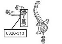 Akitaka 0320313 Опора шаровая  рычага