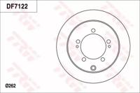 TRW DF7122 Brake disc