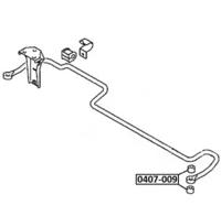 Akitaka 0407009 Втулка стабилизатора
