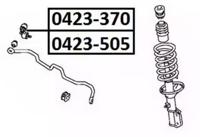 Akitaka 0423505 Тяга стабілізатора підвіски