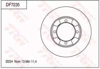 TRW DF7235 Brake disc
