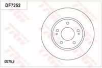 TRW DF7252 Диск гальмівний TRW DF7252 Диск гальмівний