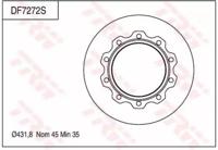 TRW DF7272S Brake disc TRW DF7272S Brake disc