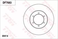 TRW DF7683 Brake disc