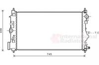 Van Wezel 37002599 Радіатор охолодження двигуна