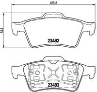 Brembo P 59 044 Brake pads