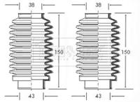 Borg & Beck BSG3000 Пыльник рулевой рейки Borg & Beck BSG3000 Пыльник рулевой рейки