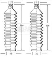 Borg & Beck BSG3013 Пильник рульової рейки