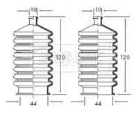 Borg & Beck BSG3015 Пильник рульової рейки Borg & Beck BSG3015 Пильник рульової рейки