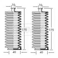Borg & Beck BSG3025 Пильник рульової рейки